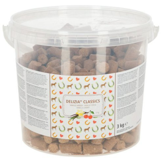Pochoutka pro koně Delizia-vanilka/višeň 3kg